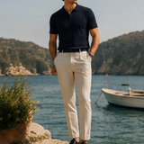 The Riviera Knit Polo Tee
